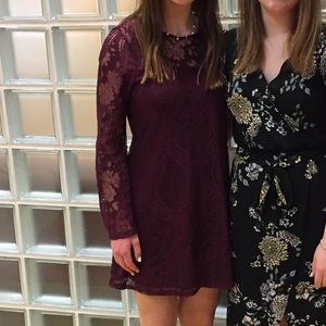 Long Sleeve Lace Dress